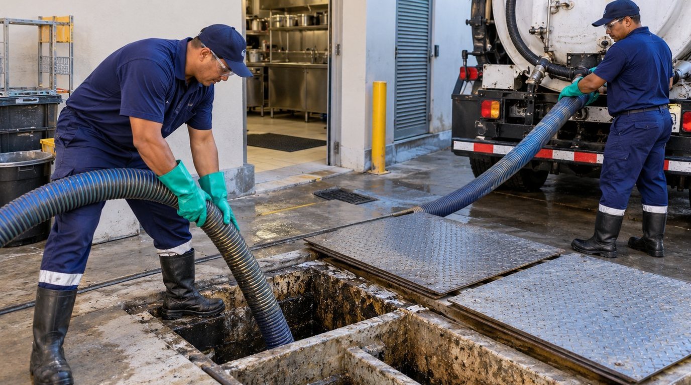 Limpeza de Caixa de Gordura de Restaurante