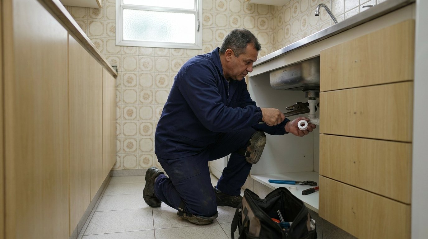 Reforma Hidráulica de Cozinha