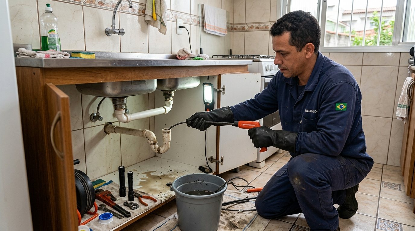 Reforma hidráulica em Maringá-PR